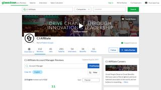 
                            7. CJ Affiliate by Conversant Account Manager Reviews | Glassdoor