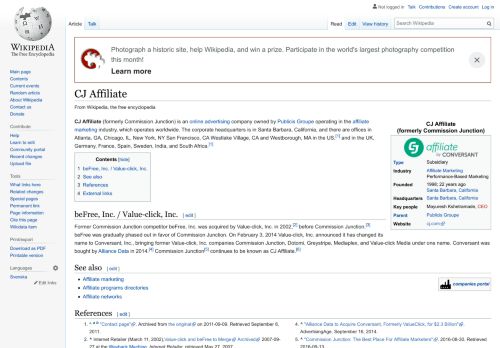 
                            9. CJ Affiliate - Wikipedia