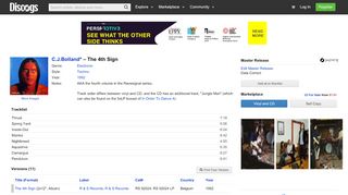 
                            12. CJ Bolland - The 4th Sign | Releases | Discogs