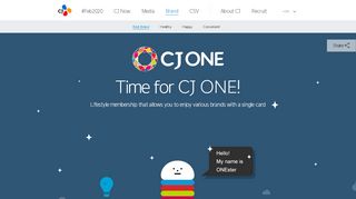 
                            3. CJ ONE | BRAND | CJ Group