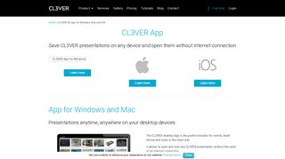 
                            5. CL3VER Apps, 3D on any device - CL3VER