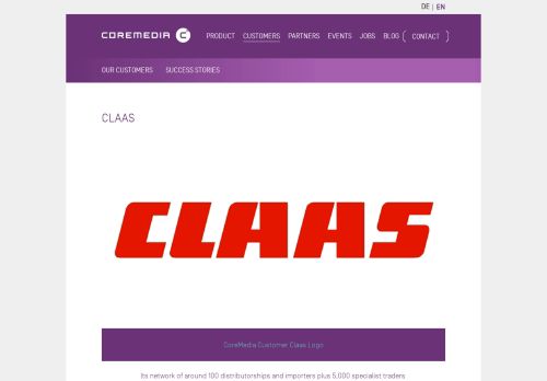 
                            7. Claas | CoreMedia AG