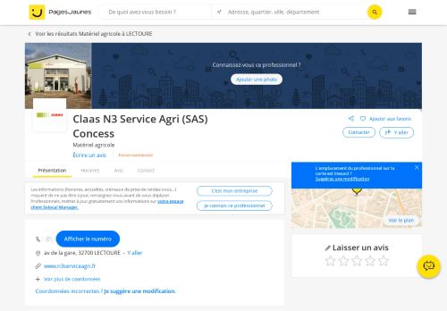
                            10. Claas N3 Service Agri Lectoure - Matériel agricole (adresse)