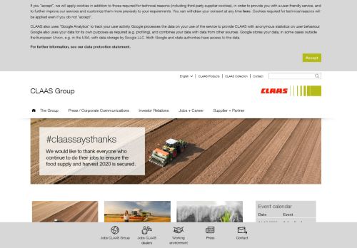 
                            6. CLAAS - Page d'accueil - CLAAS Group