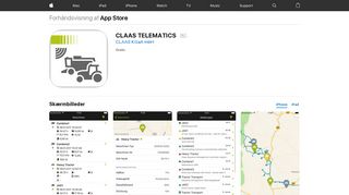 
                            7. CLAAS TELEMATICS i App Store - iTunes - Apple