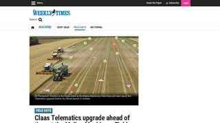 
                            8. Claas Telematics upgrade ahead of time at the Mallee Machinery ...