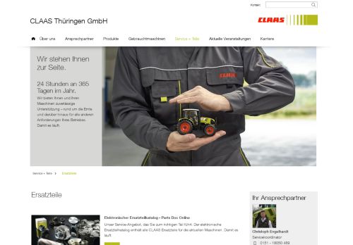 
                            8. CLAAS Thüringen GmbH | Ersatzteile - Service + Teile