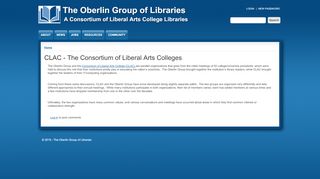 
                            11. CLAC - The Consortium of Liberal Arts Colleges | The Oberlin Group ...