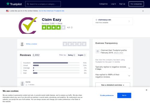 
                            13. Claim Eazy Reviews | Read Customer Service Reviews of claimeazy ...