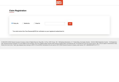 
                            4. Claim Intimation Online | HDFC Ergo