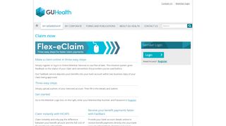 
                            11. Claim now | GU Health