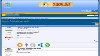 
                            6. claimers.io - fastest way to claim satoshis - eMoneySpace