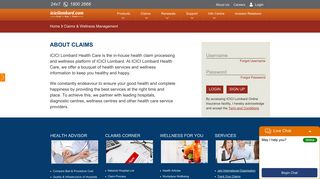 
                            3. Claims - ICICI Lombard