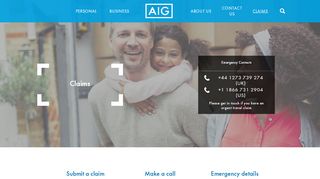 
                            3. Claims - Insurance from AIG in South Africa