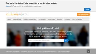 
                            3. Claims Portal | Home