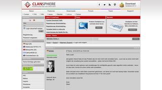 
                            8. :: ClanSphere :: Free OpenSource Clan CMS :: - Forum - Login nicht ...