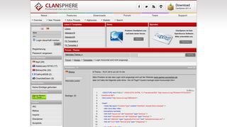 
                            7. :: ClanSphere :: Free OpenSource Clan CMS :: - Forum - Login ...