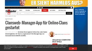 
                            10. Clansweb: Manager-App für Online-Clans - COMPUTER BILD SPIELE