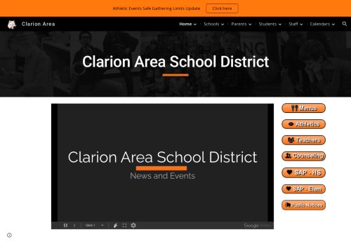 
                            1. Clarion Area School District