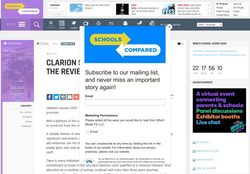 
                            11. Clarion School, Al Quoz Park 1 - THE REVIEW | SchoolsCompared ...