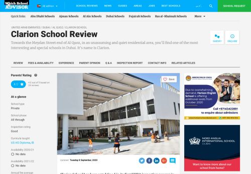 
                            5. Clarion School Review - WhichSchoolAdvisor