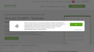 
                            1. CLARITY - Switzerland German | Dexcom