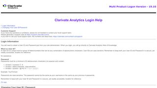 
                            7. Clarivate Analytics Help