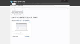 
                            3. Claro pone clave de acceso a los modem - Página 3 - Perú Hardware