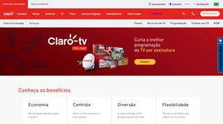 
                            4. Claro TV Pré-Pago - a sua TV sem mensalidade | Claro TV Oficial