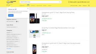 
                            7. Claro Tv Senha Login no Mercado Livre Brasil