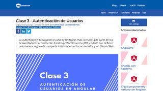 
                            9. Clase 3 - Autenticación de Usuarios - Ng-Classroom