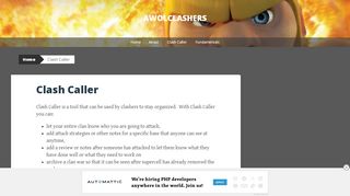 
                            13. Clash Caller | awolclashers