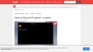 
                            10. Clash of Clans am PC spielen - so geht's - CHIP