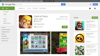 
                            3. Clash of Clans – Aplikacje w Google Play