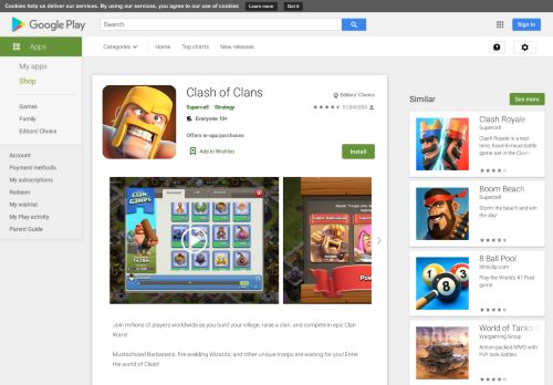 
                            4. Clash of Clans - Aplikasi di Google Play