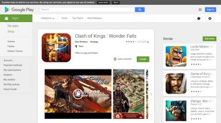 
                            4. Clash of Kings : Wonder Falls - Apps on Google Play