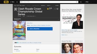 
                            13. Clash Royale Crown Championship Global Series (TV Mini-Series ...