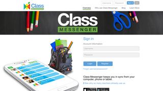 
                            5. Class Messenger : Login