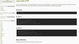 
                            8. class Net::FTP - Documentation for Ruby 2.0.0 - doc.ruby-lang.org