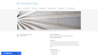 
                            12. Class Notes - Mr. Hamade's Class