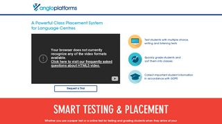 
                            2. Class Placement System - angloplatforms