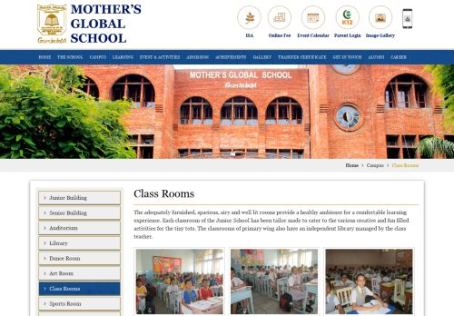 
                            3. Class Rooms - Mothers Global Public School