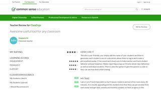 
                            12. ClassDojo Teacher Review | Common Sense Education