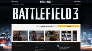 
                            2. Classificações etárias - Battlelog / Battlefield 3