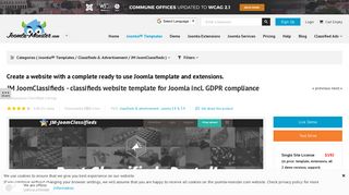 
                            3. Classifieds Website Template for Joomla - Joomla-Monster