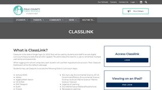 
                            5. ClassLink | Polk County Public Schools