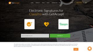 
                            12. ClassPro and Electronic Signatures powered by GetAccept