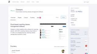 
                            10. Classpro Careers, Funding, and Management Team | AngelList