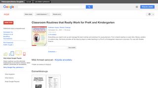 
                            7. Classroom Routines that Really Work for PreK and Kindergarten - Google-teoshaun tulos