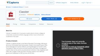 
                            6. Classter Reviews and Pricing - 2019 - Capterra